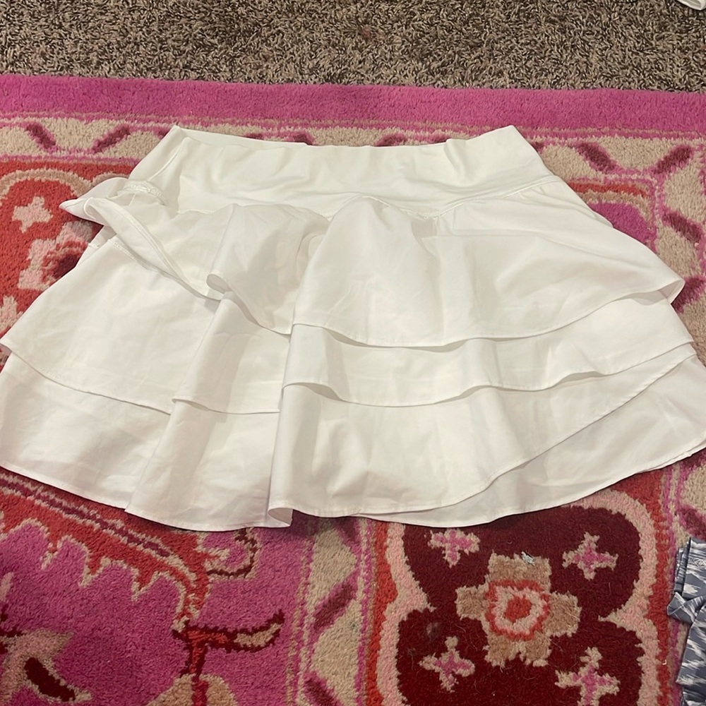 White athletic skirt